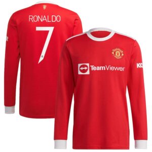 ronaldo red jersey