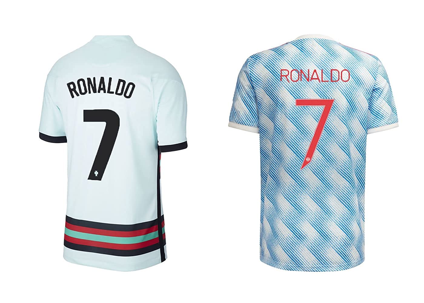 Combo-Portugal Away Jersey Ronaldo 7 and Manchester United Away Jersey Ronaldo 7 - Image 2